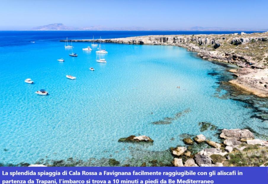 Be Mediterraneo, In Centro Sul Mare - In The Center Beach Front - 80 Mq تراباني المظهر الخارجي الصورة