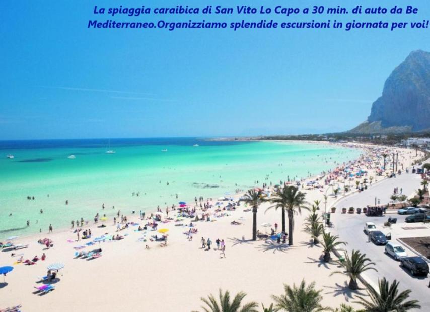 Be Mediterraneo, In Centro Sul Mare - In The Center Beach Front - 80 Mq تراباني المظهر الخارجي الصورة