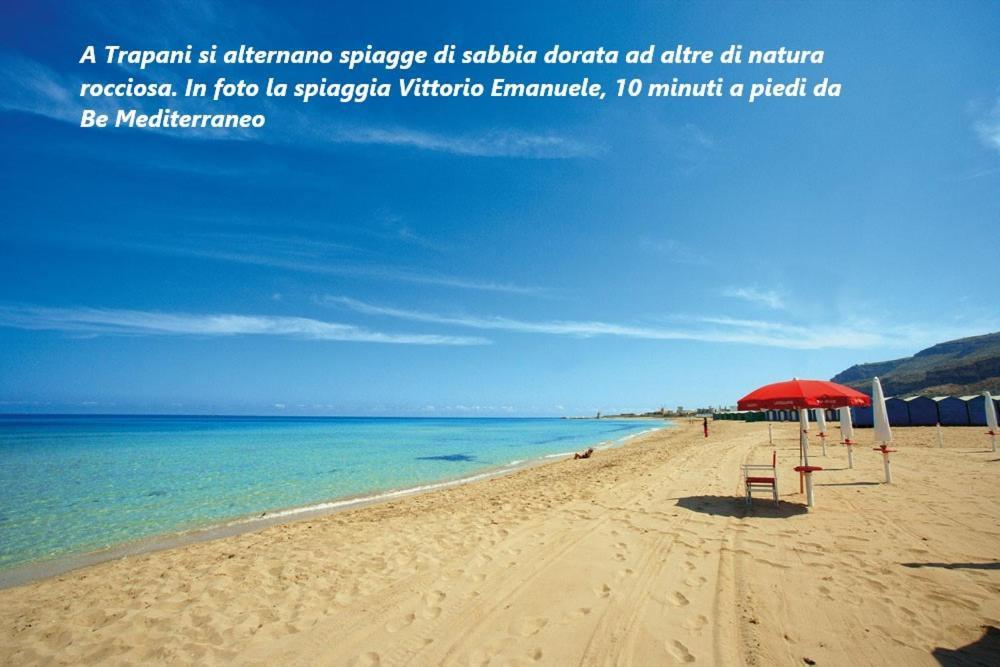 Be Mediterraneo, In Centro Sul Mare - In The Center Beach Front - 80 Mq تراباني المظهر الخارجي الصورة